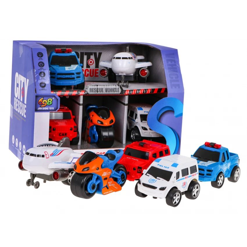City Rescue Vehicle Play Set Oh My Gifts! Online Gift Emporium