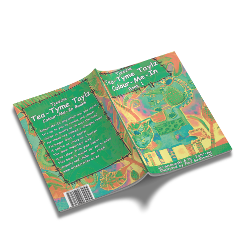 Tjeezie Tea-Tyme Taylz Colour-Me-In Book 1