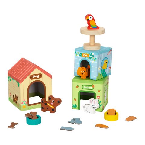 Hi-Panda Wooden Pet Home Play Set