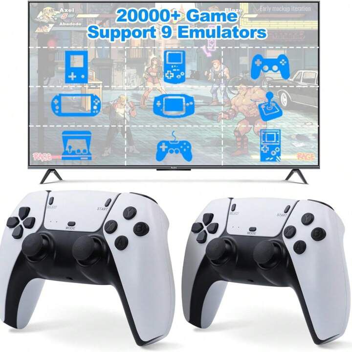 4K Ultra HD Wireless Game Stick with Dual Controllers