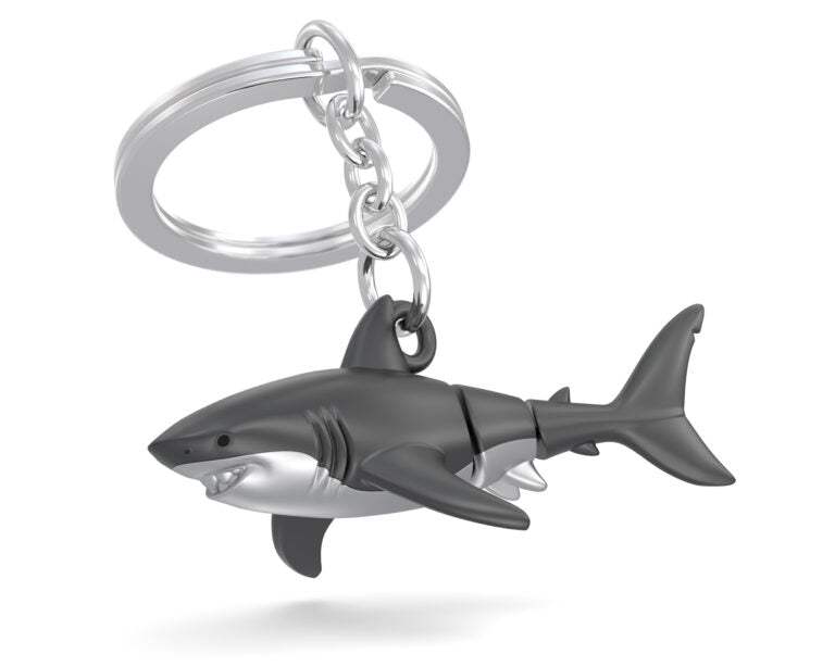Stainless Steel Keyring - Shark