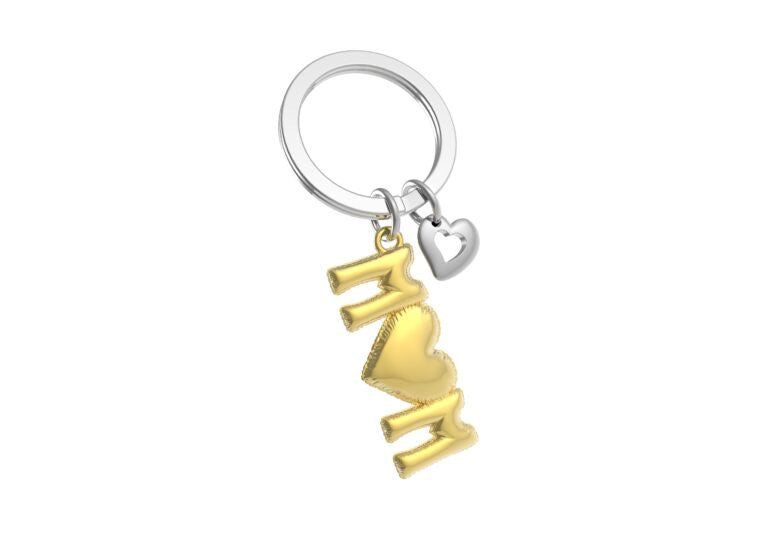 Stainless Steel Keyring - Super Mom