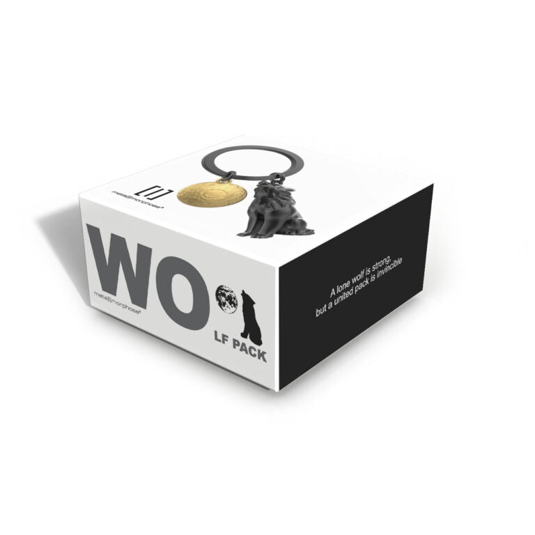 Stainless Steel Keyring - Wolf Pack