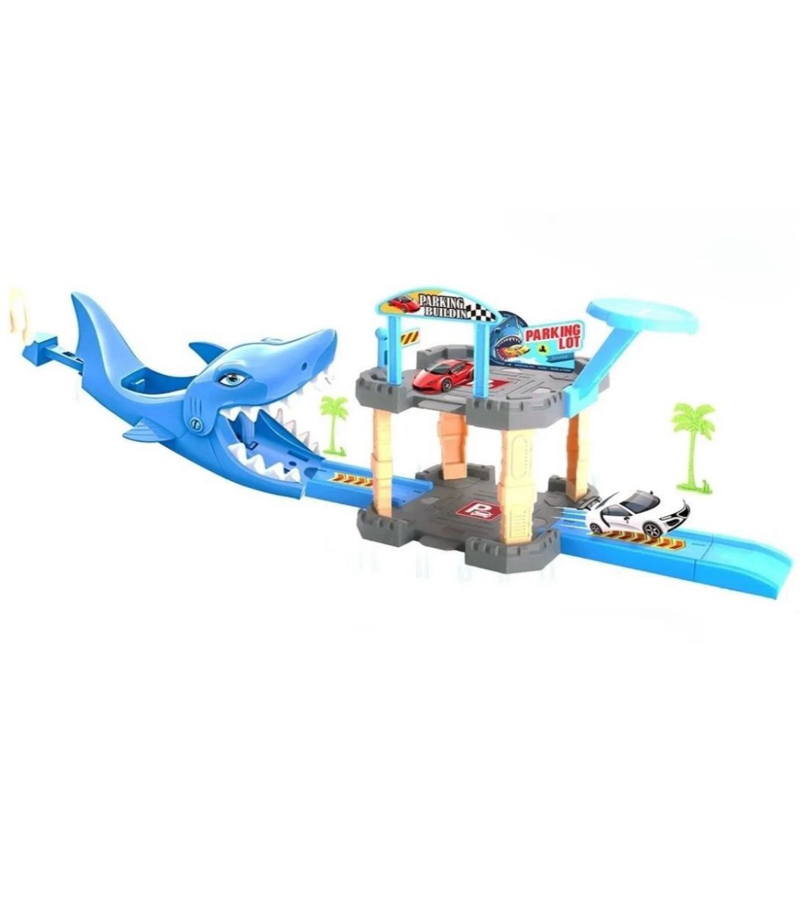 Shark Parking Lot Play Set