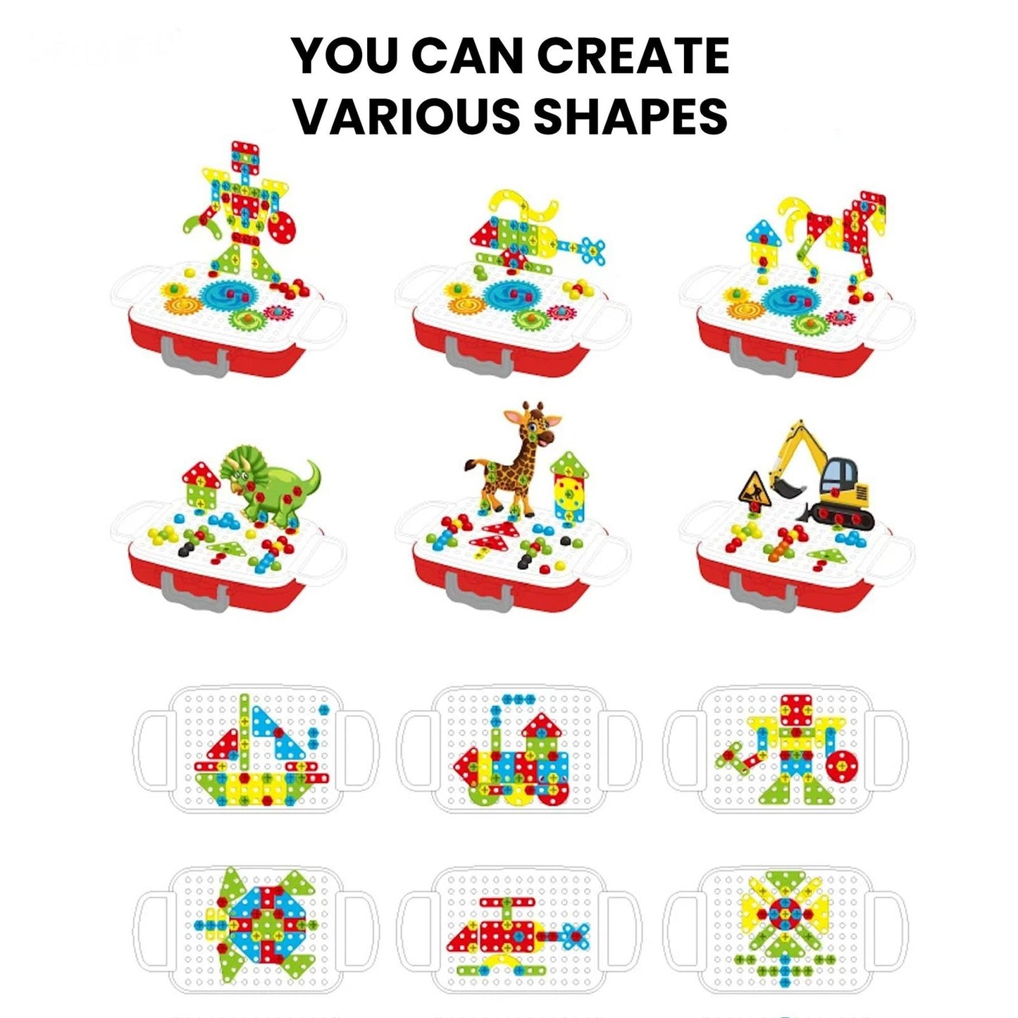 Creative Construction STEM Engineering Building Set