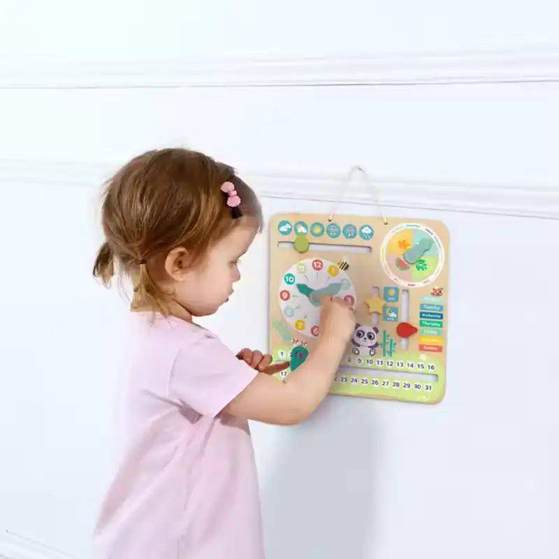 My Calender Interactive Wooden Learning Board