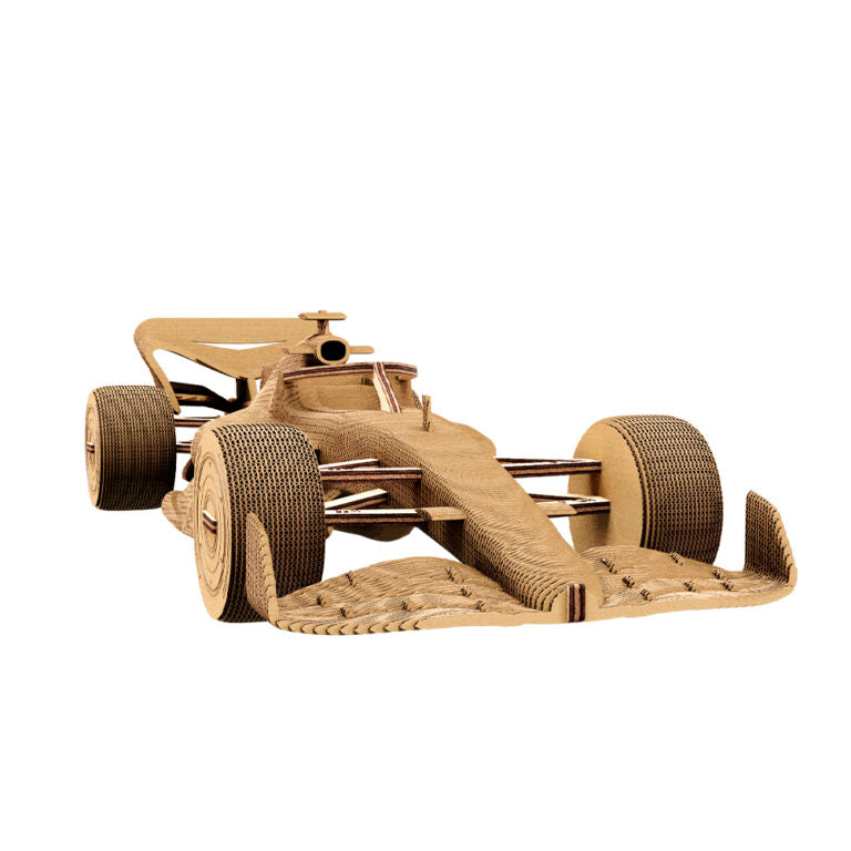 3D Racing Car Cardboard Structure Puzzle