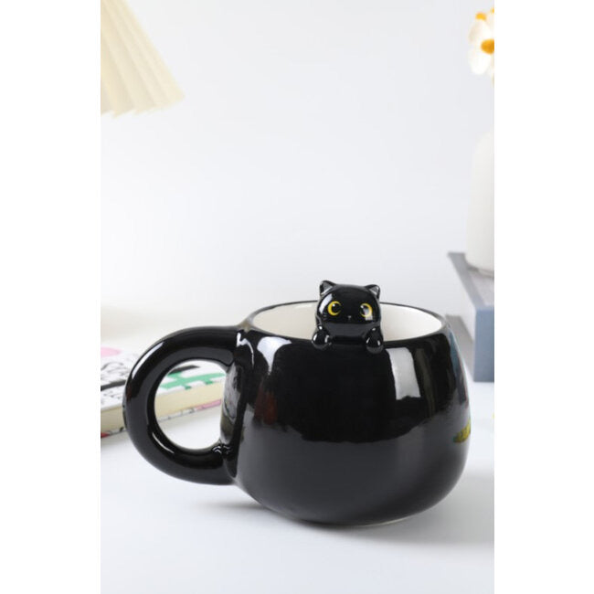 XL Charm Mug - Black Cat