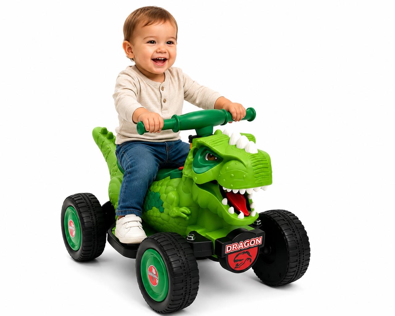 Kids’ Electric Ride On Dinosaur Quad