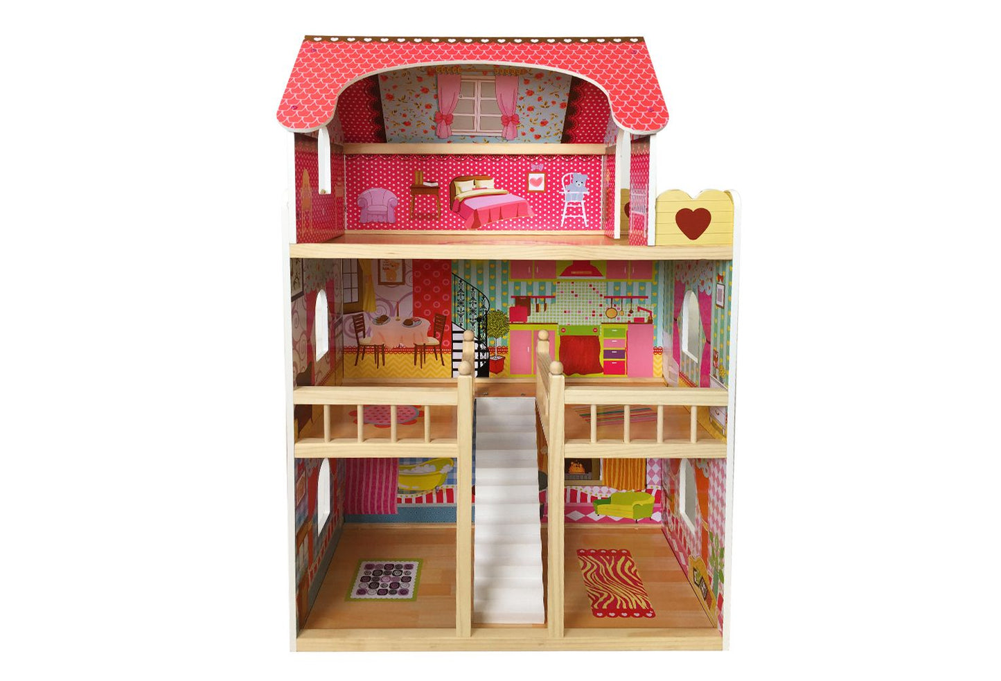 Emily's Wooden Dollhouse
