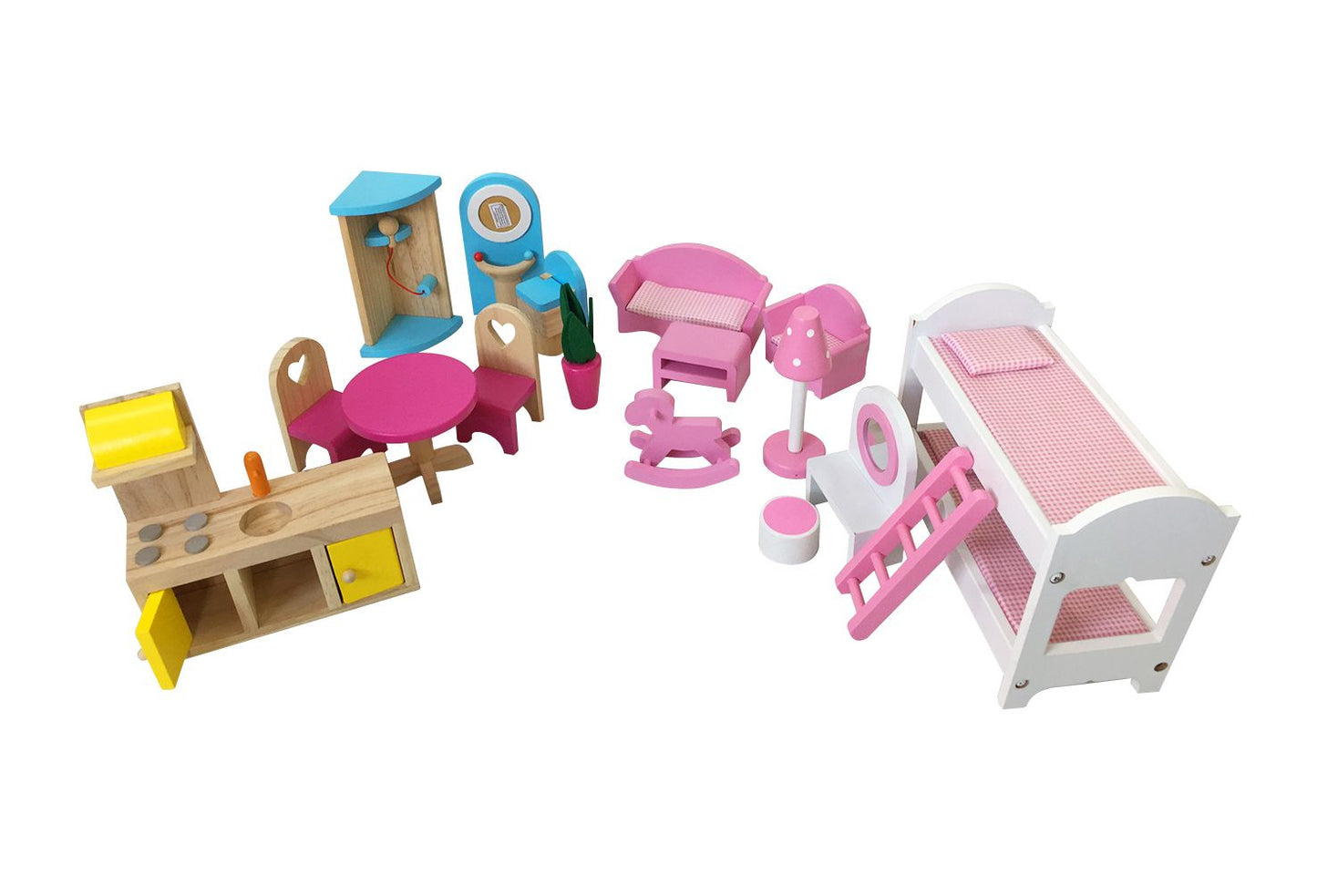 Emily's Wooden Dollhouse