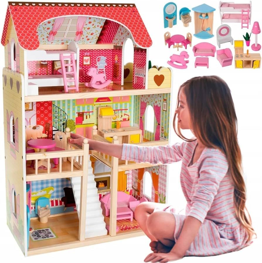 Emily's Wooden Dollhouse