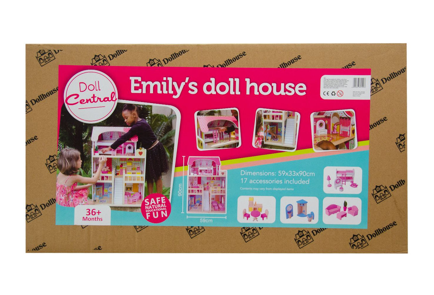 Emily's Wooden Dollhouse