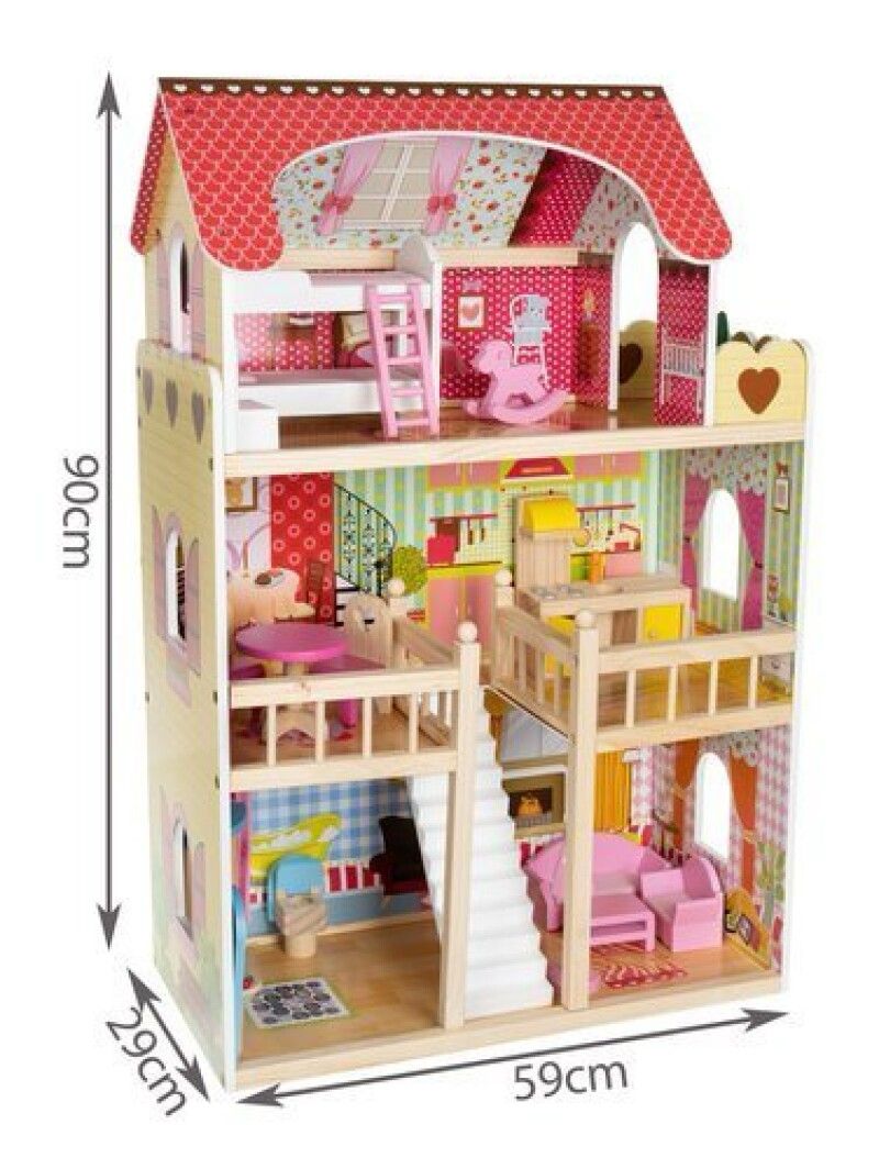 Emily's Wooden Dollhouse