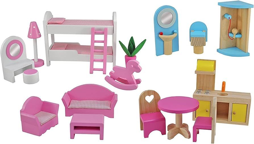 Emily's Wooden Dollhouse