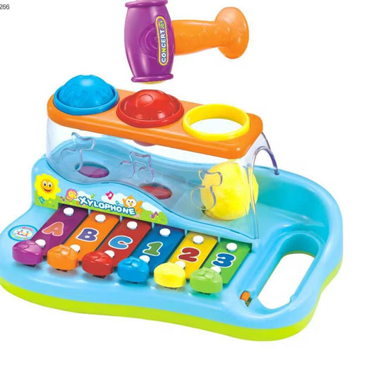 2-in-1 Xylophone & Hammer Ball Toy