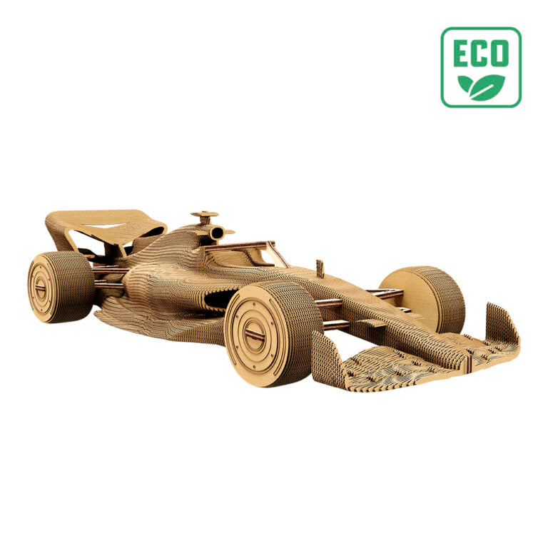 3D Racing Car Cardboard Structure Puzzle