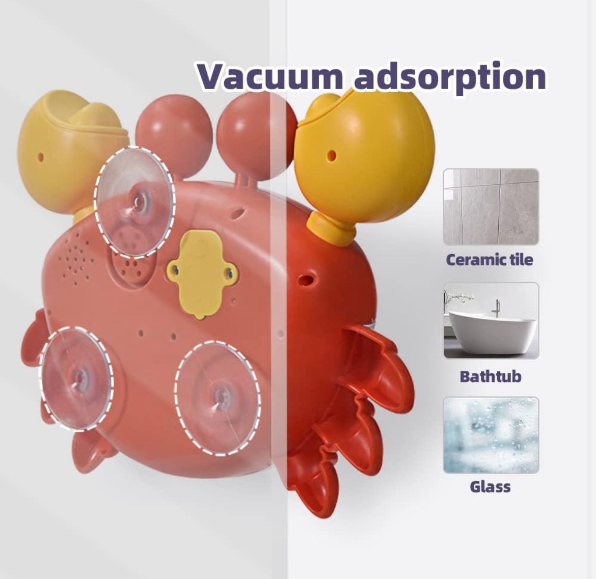 Crab Bubble Maker Bath Toy