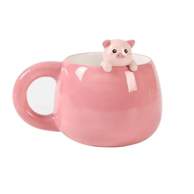 XL Charm Mug - Piggy