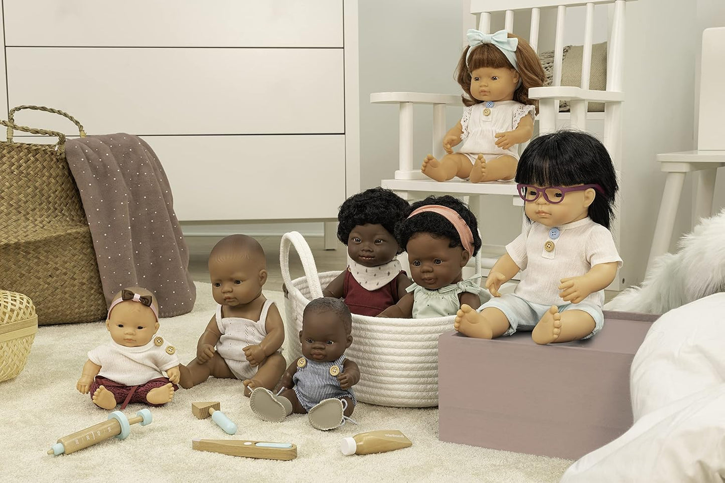 Gender Neutral Shoes for 38cm Miniland Dolls