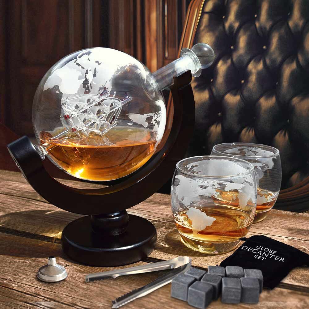 Globe Liquor Decanter Set
