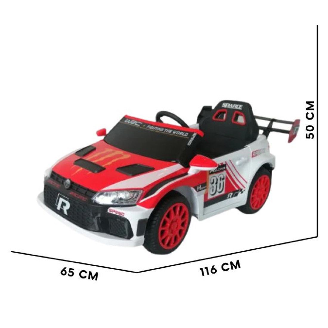 Kids Electric Ride On - Rally Car