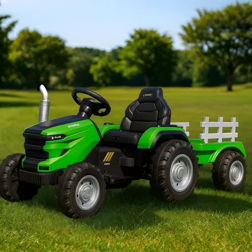 Kids' Electric Ride-On - Tractor & Trailer