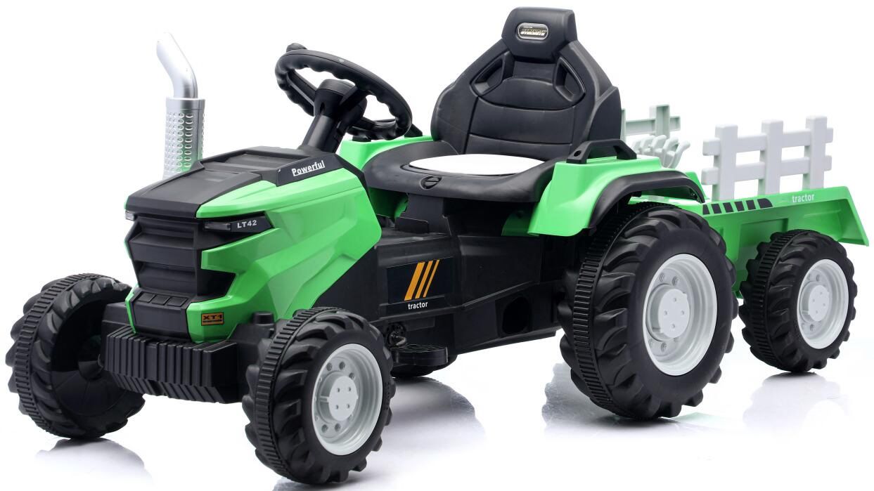 Kids' Electric Ride-On - Tractor & Trailer