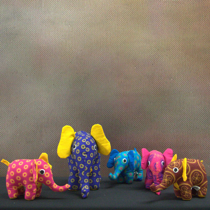 Lala Elephant Shweshwe Soft Toy