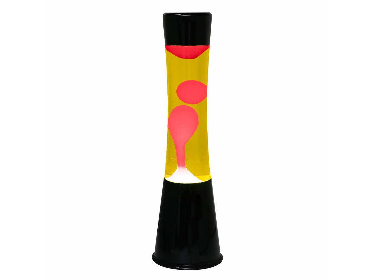Lava Lamp (Yellow Liquid & Red Wax)