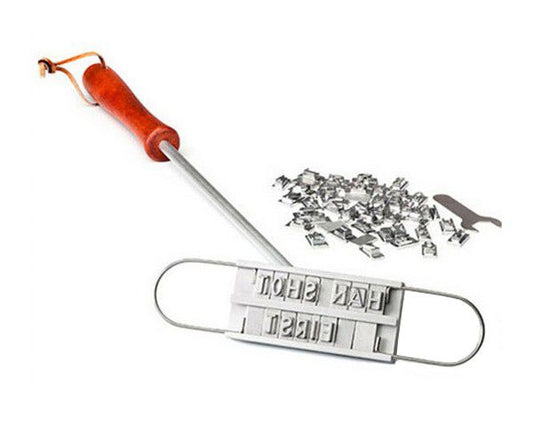 BBQ Branding Iron with Changeable Letters
