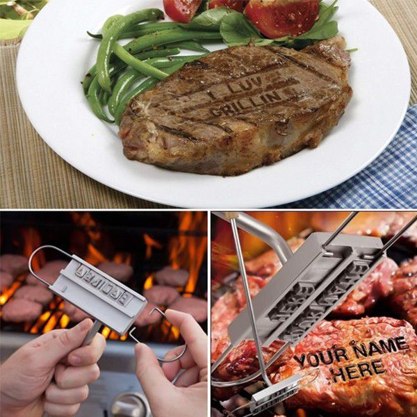 BBQ Branding Iron with Changeable Letters