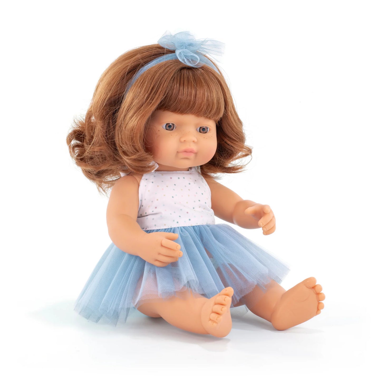 Caucasian Red-Haired Girl Doll (38cm)