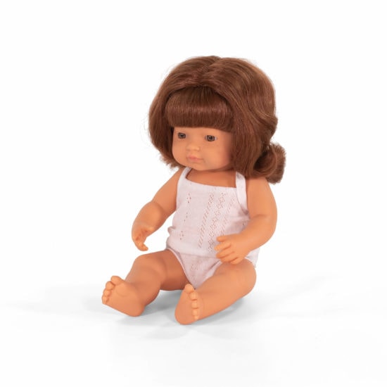 Caucasian Red-Haired Girl Doll (38cm)