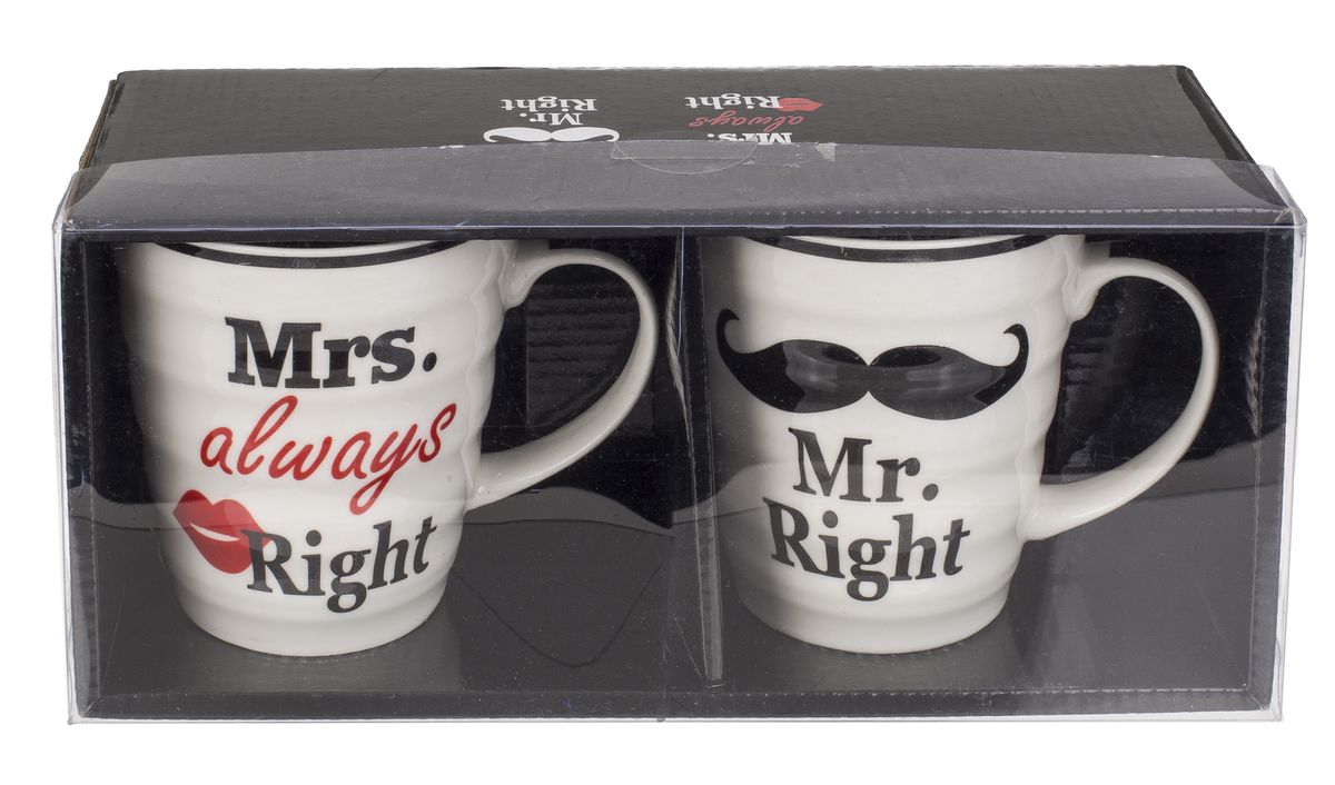 Mr Right & Mrs Always Right Coffee Mugs