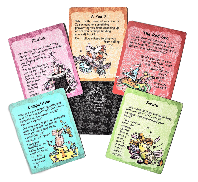 Tjeezie Tea-Tyme Taylz Inspirational Cards for Kids