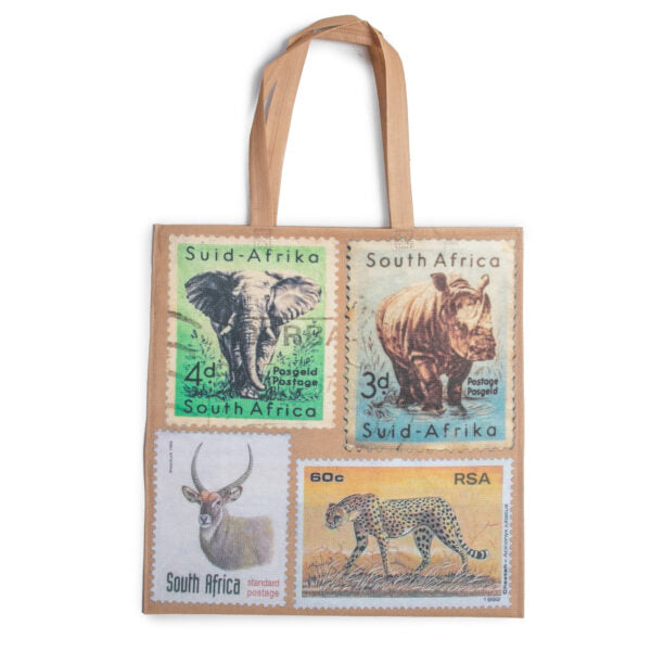 Portfolio Bag - Africa Stamp