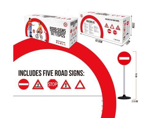 Road Signs Set (5 Piece)