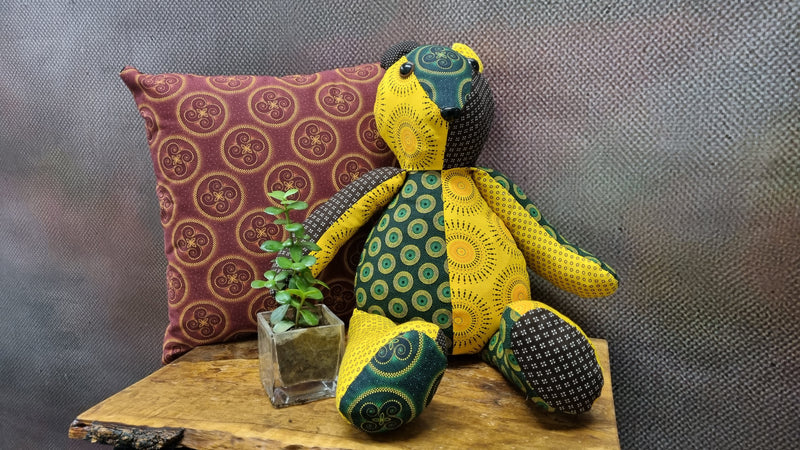Shweshwe Teddy Bear Soft Toy