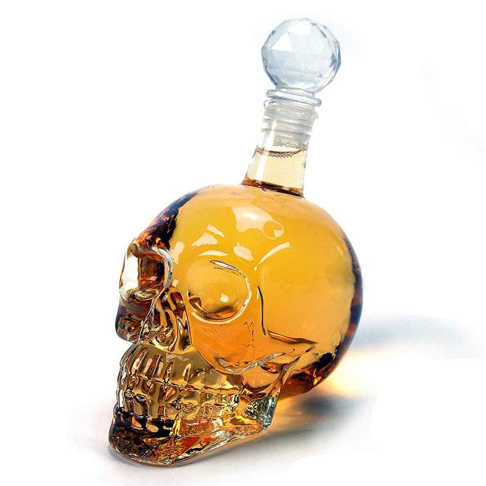 Glass Skull Decanter