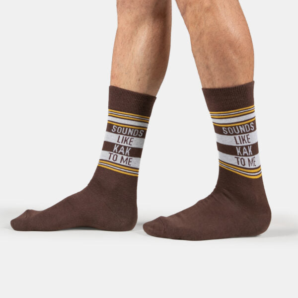 Sounds Like Kak To Me Socks