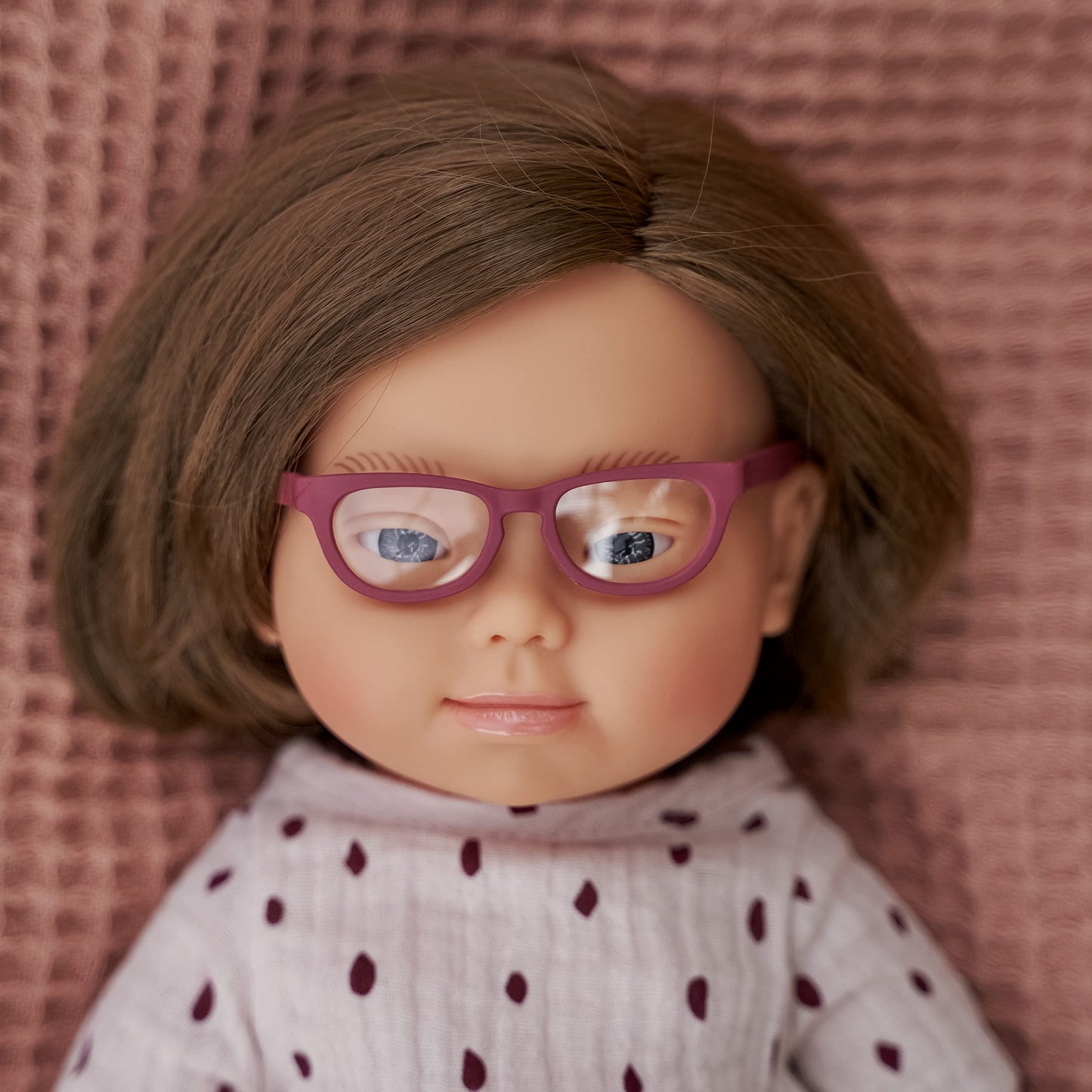 Terracotta Glasses for 38cm Miniland Dolls