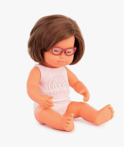 Terracotta Glasses for 38cm Miniland Dolls
