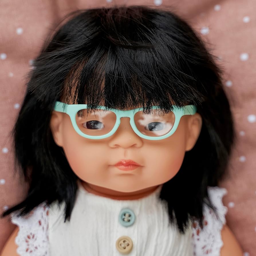Turquoise Glasses for 38cm Miniland Dolls