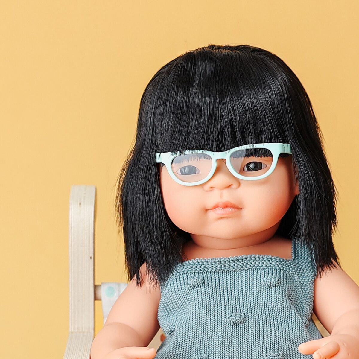 Turquoise Glasses for 38cm Miniland Dolls