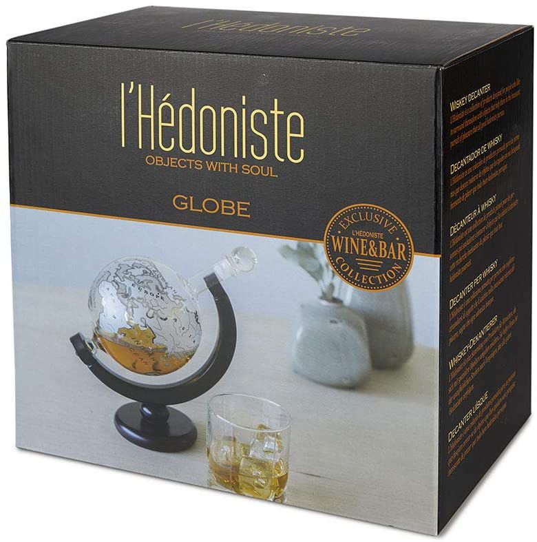 Glass Globe Whiskey Decanter