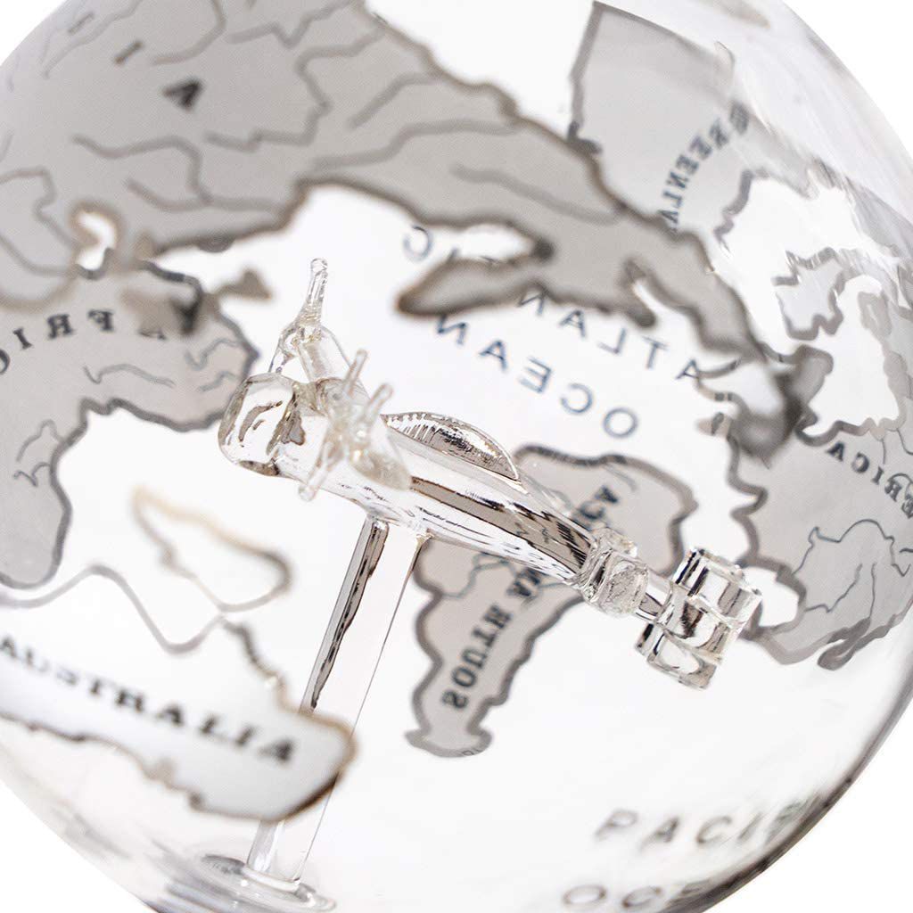 Glass Globe Whiskey Decanter