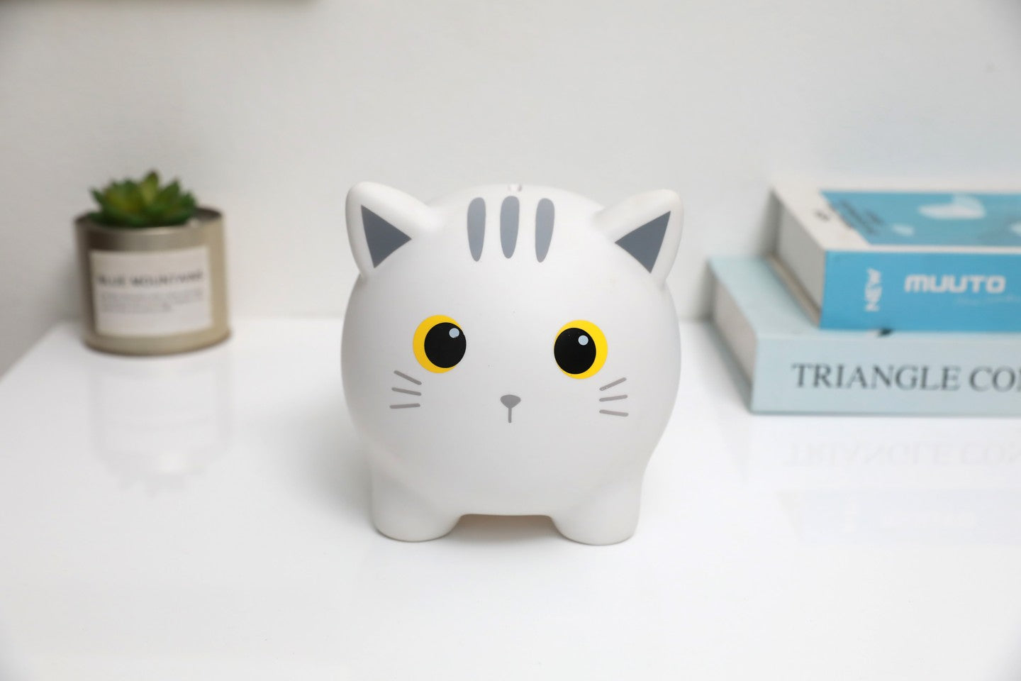 White Cat Piggy Bank