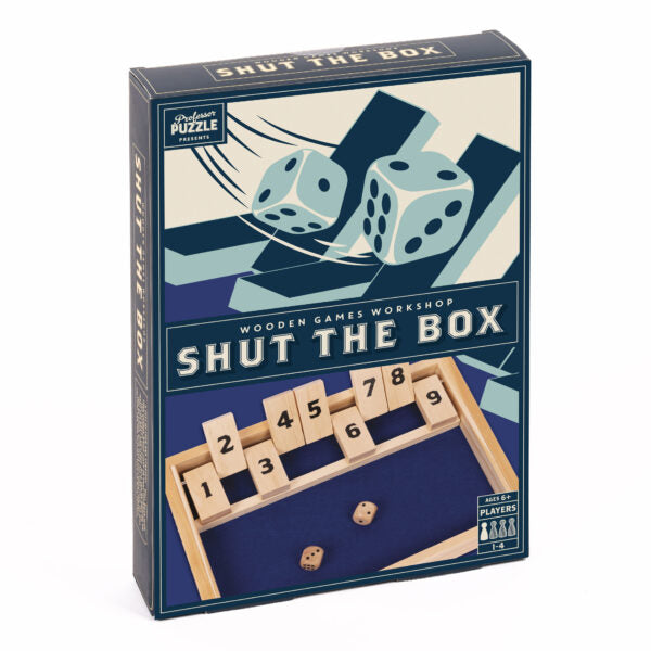 Wooden Shut The Box Board Game