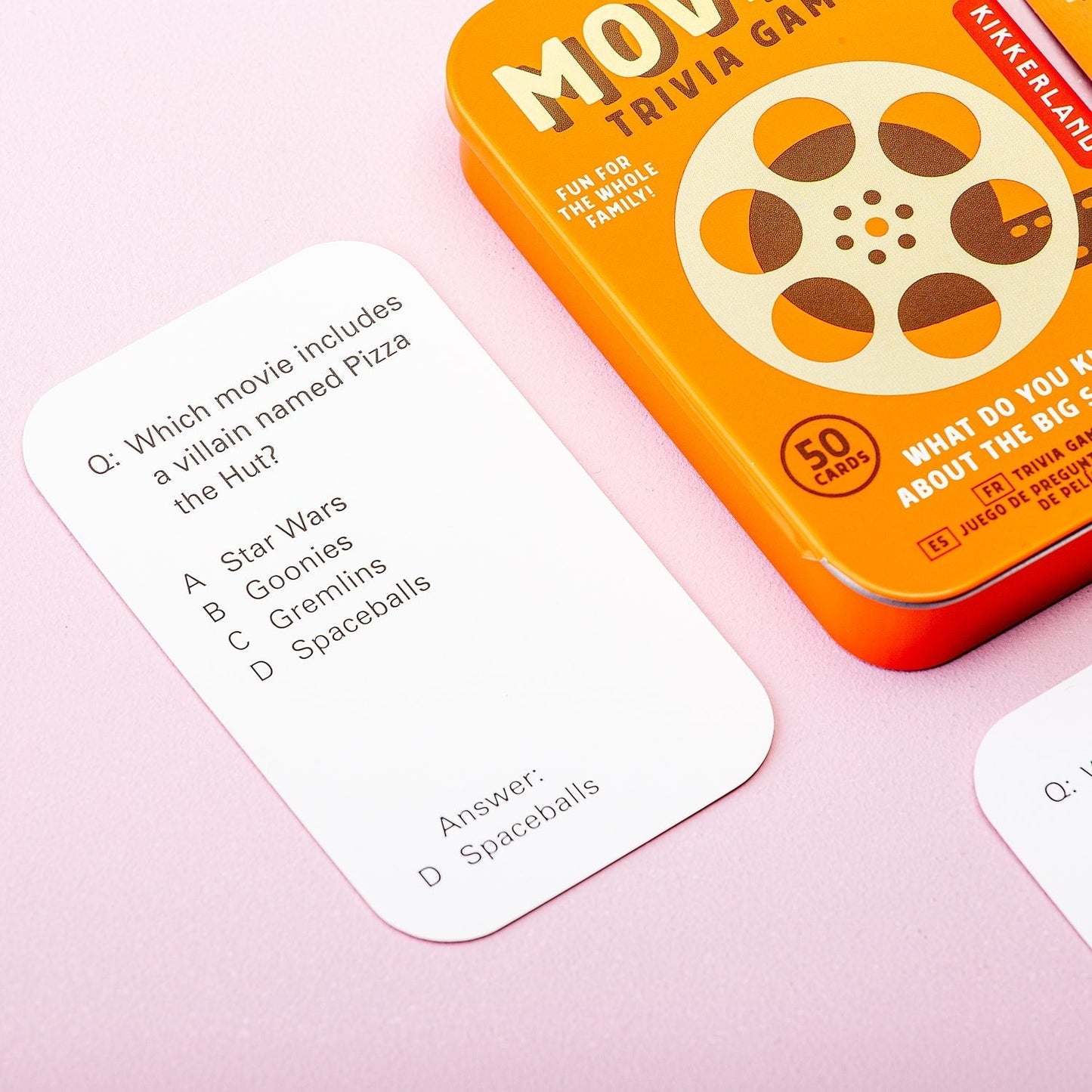 Movie Trivia Cards